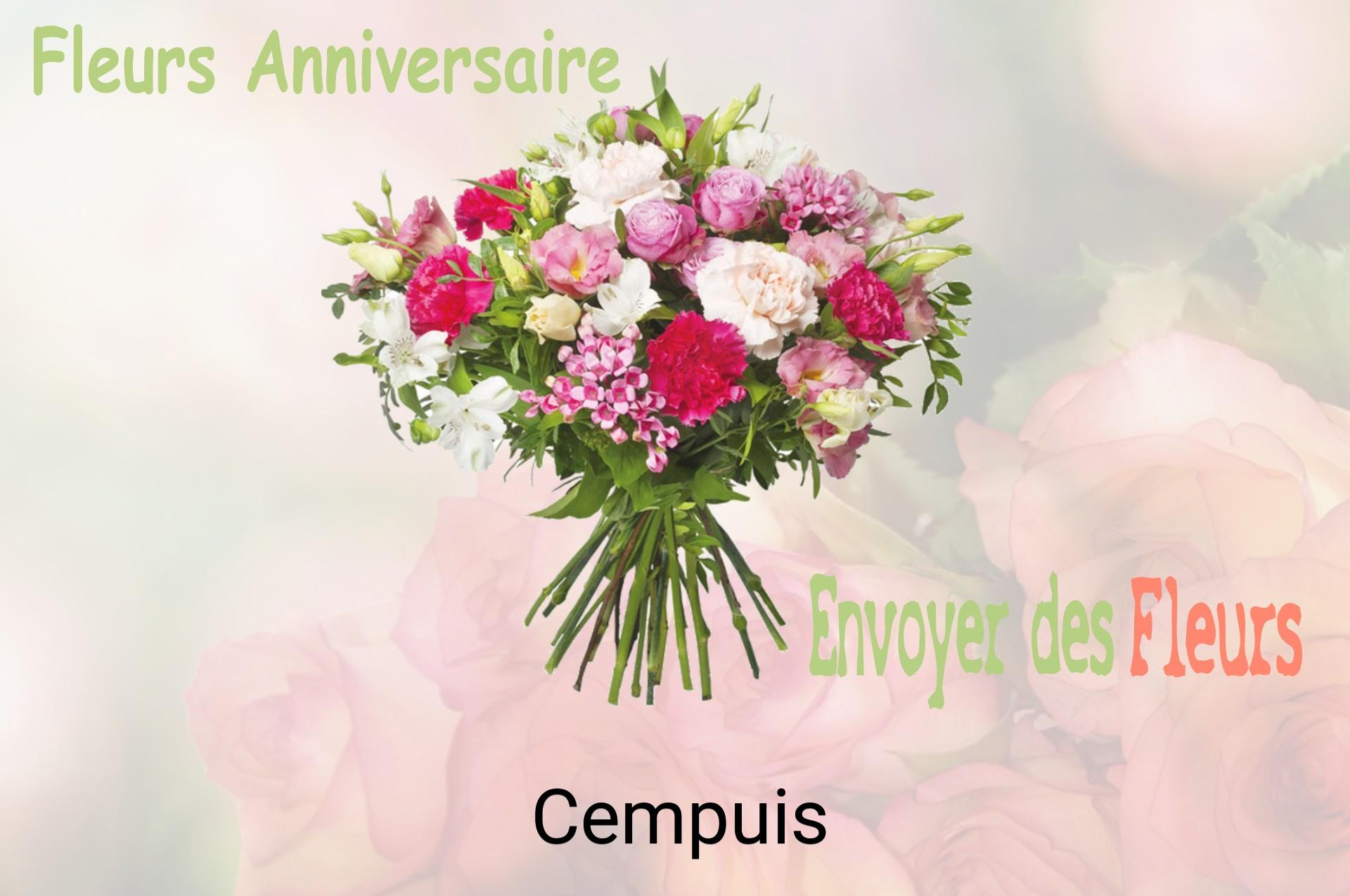 Bouquet de fleurs d’anniversaire livré à Cempuis